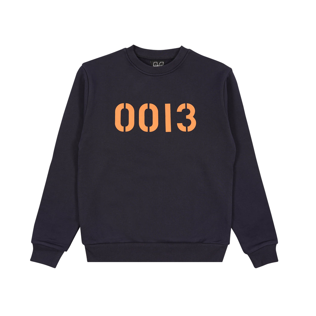 Safety Orange Crewneck Sweater - Mercy0013