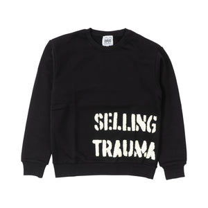 Midnight "Selling Trauma" Crewneck Sweater - Mercy0013